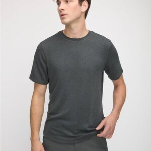 Kit and Ace Men’s Ace Crew Neck Tshirt Dark Gray/Blue, Size M, Super Soft Cotton